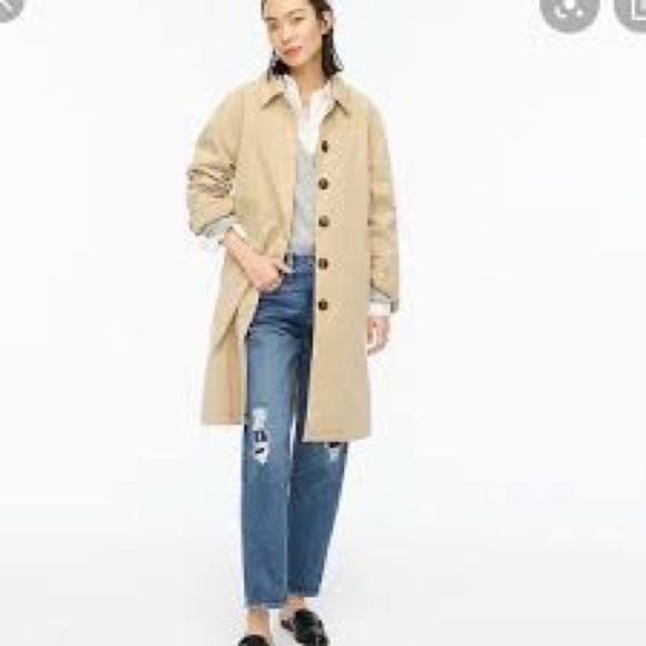 J. Crew Jackets & Blazers - J Crew. Garment-dyed lightweight trench coat. AX629